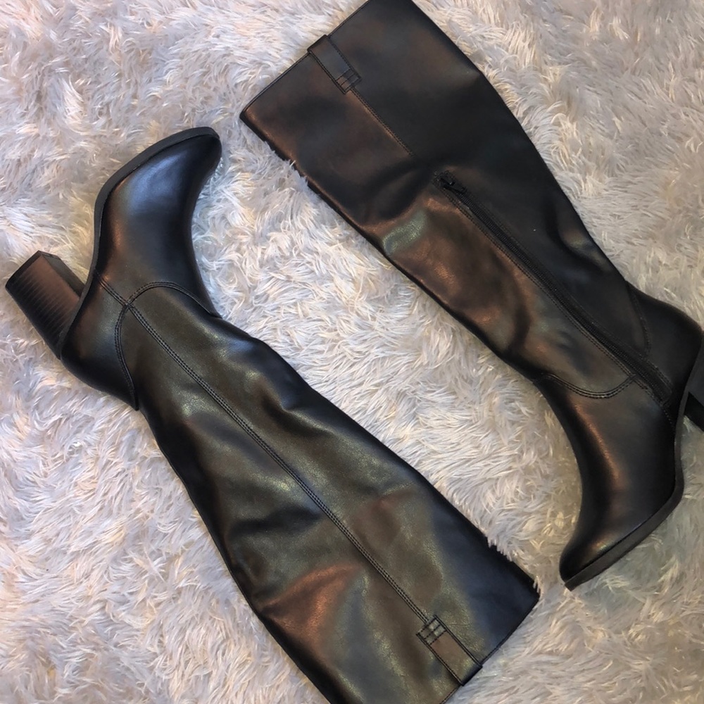 Dexflex Comfort Rory Barrel Knee-High Block-Heeled Boots (black, size 7)